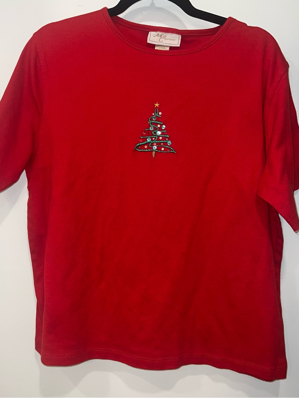 M & C Sportswear Christmas Tree Short Sleeve Tee